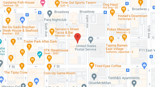 Map of the neighborhood around San Diego Silvercrest