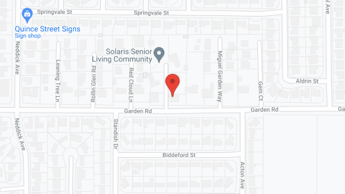 Map of the neighborhood around Solaris Villa