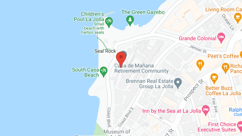 Map of the neighborhood around Casa De Manana