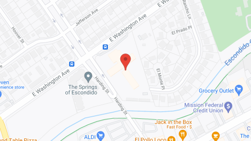 Map of the neighborhood around Pacifica Senior Living Escondido