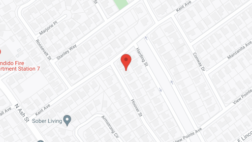 Map of the neighborhood around Hoover Adult Residential Fclty