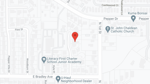 Map of the neighborhood around Summer Place