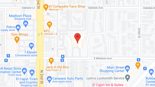Map of the neighborhood around Granite Hills Convalescent Hos