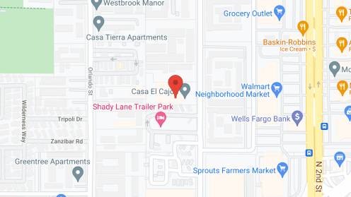Map of the neighborhood around Casa El Cajon