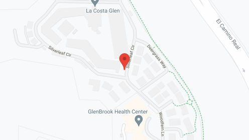 Map of the neighborhood around La Costa Glen
