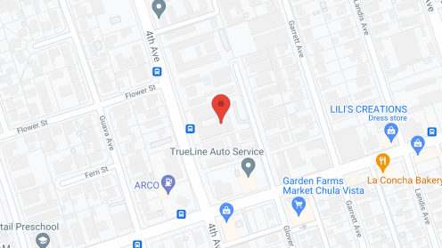 Map of the neighborhood around Pacific Pointe