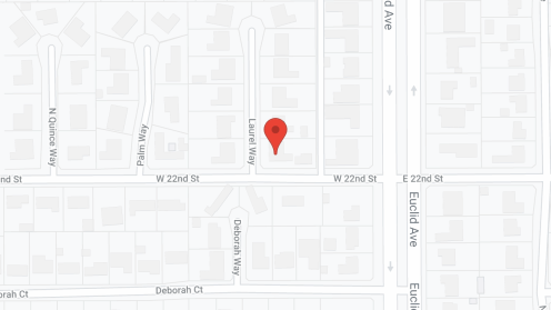 Map of the neighborhood around Mountain View