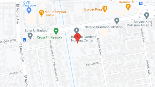 Map of the neighborhood around SunBridge Care Center for Temple City