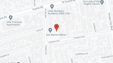 San Marino Manor in google map