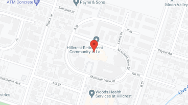 Hillcrest in google map
