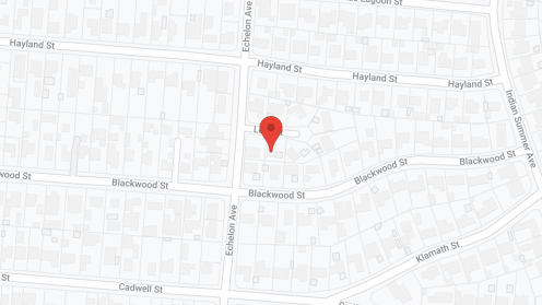 Map of the neighborhood around Sacred Heart Home