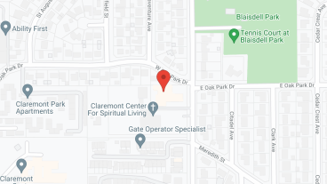 The Claremont Hacienda in google map