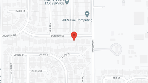 Map of the neighborhood around Villa Joy Home