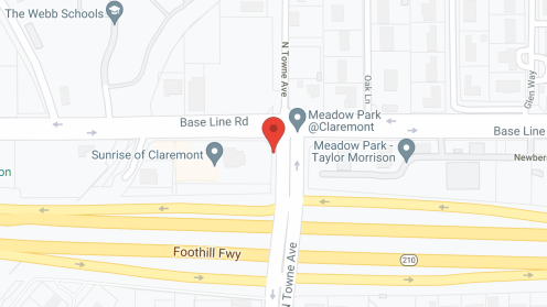 Map of the neighborhood around Ivy Park at Claremont