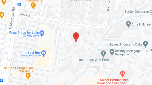 Map of the neighborhood around Conejo Future Apartments