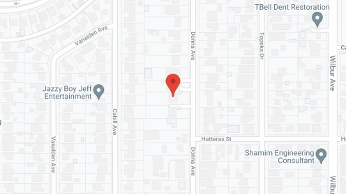 Map of the neighborhood around Jackie's Hideaway II