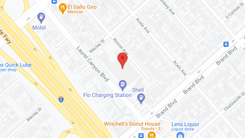 Map of the neighborhood around Mother Gertrude Balcazar Home