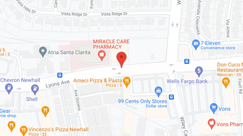Map of the neighborhood around Pacifica Senior Living Santa Clarita