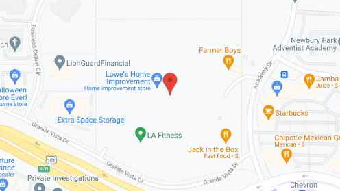 Map of the neighborhood around Ventura Estates