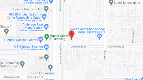 Map of the neighborhood around Community Board and Care Manor