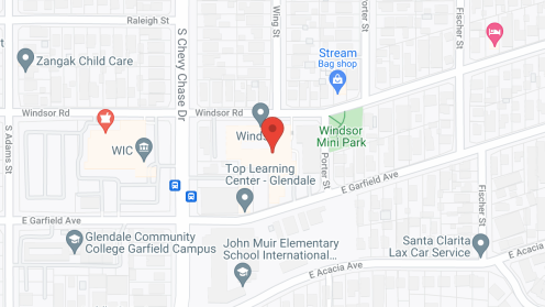 Map of the neighborhood around Ararat Gardens
