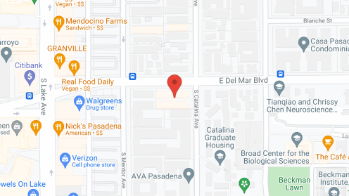 Map of the neighborhood around Del Mar Park