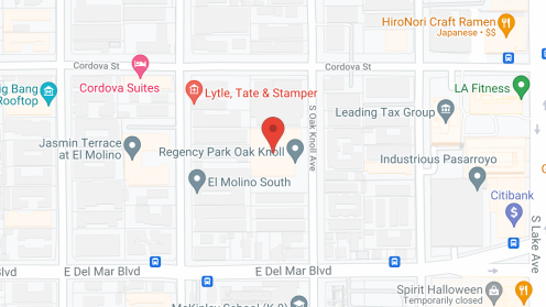 Map of the neighborhood around Regency Park Oak Knoll