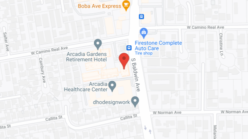 Map of the neighborhood around Arcadia Gardens Retirement