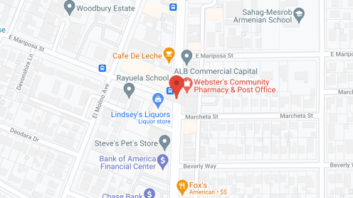 Map of the neighborhood around North Lake Villa