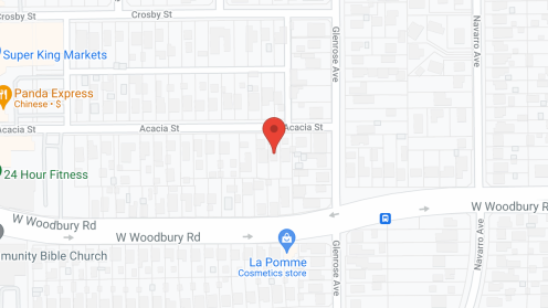Map of the neighborhood around Oxford Guest Home