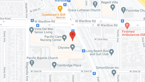 Map of the neighborhood around Pacific Care Nursing Center