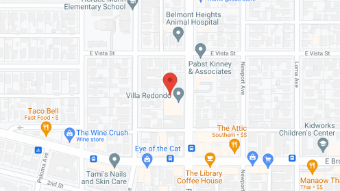 Map of the neighborhood around Villa Redondo
