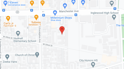 Map of the neighborhood around Westchester Villa