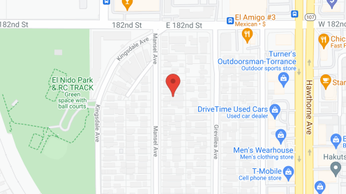 Map of the neighborhood around Peachtree Retirement Home