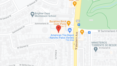 Map of the neighborhood around Palos Verdes Villa