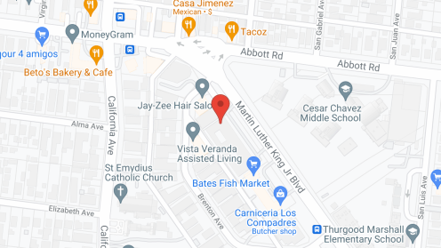 Map of the neighborhood around Vista Veranda Assisted Living