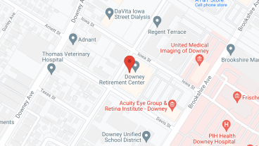 Downey Retirement Center in google map