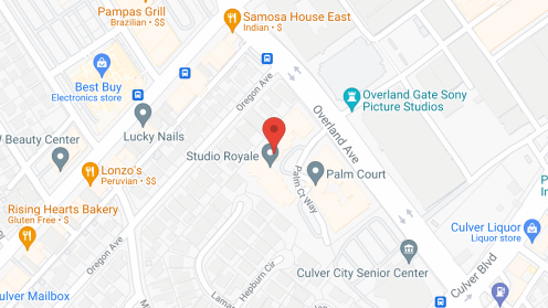 Map of the neighborhood around Studio Royale by Cogir