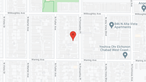 Map of the neighborhood around Melrose Villas