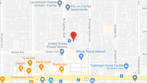 Map of the neighborhood around Fairfax Tower