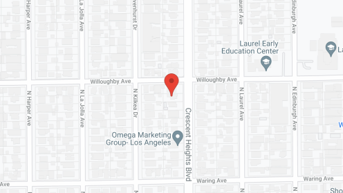 Map of the neighborhood around Crescent Villa