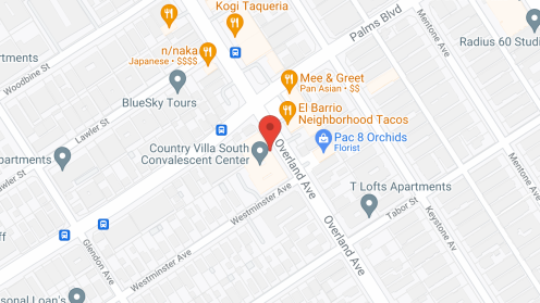 Map of the neighborhood around Country Villa South
