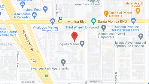 Map of the neighborhood around Kingsley Manor