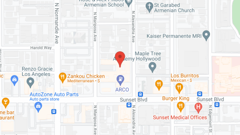 Map of the neighborhood around Alexandria Care Ctr