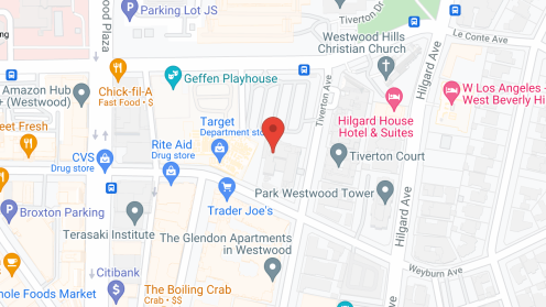 Map of the neighborhood around The Watermark at Westwood Village