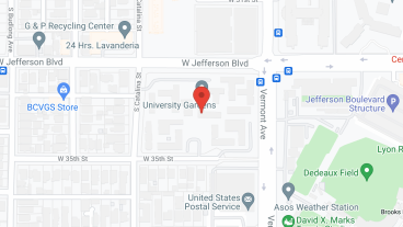 University Gardens in google map