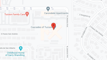 Cascades of Tucson in google map