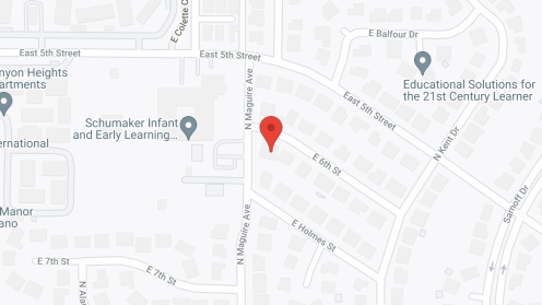 Map of the neighborhood around Casa De Esperanza