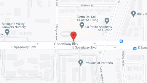 Map of the neighborhood around Sierra del Sol
