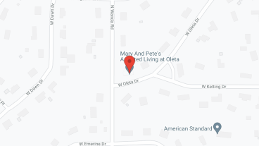 Mary and Pete's Assisted Living in google map